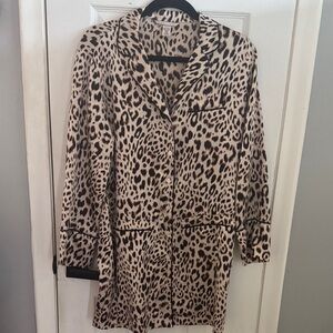 Victoria’s Secret Leopard Print Women's Sleepwear Dress